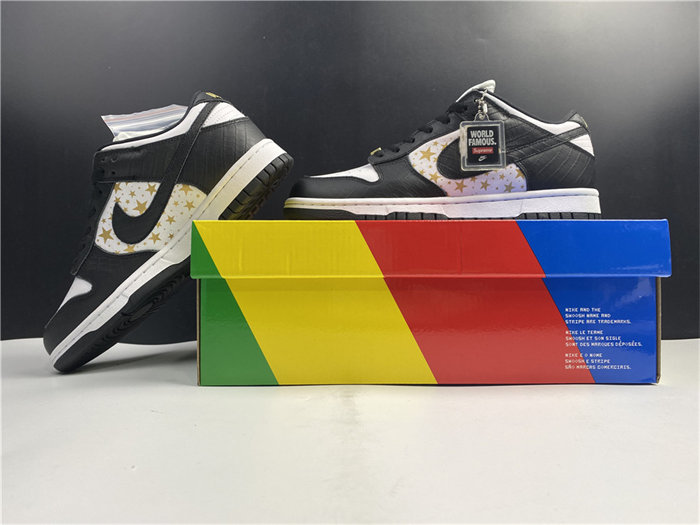 nike sb dunk low S*p*e stars black dh3228-102